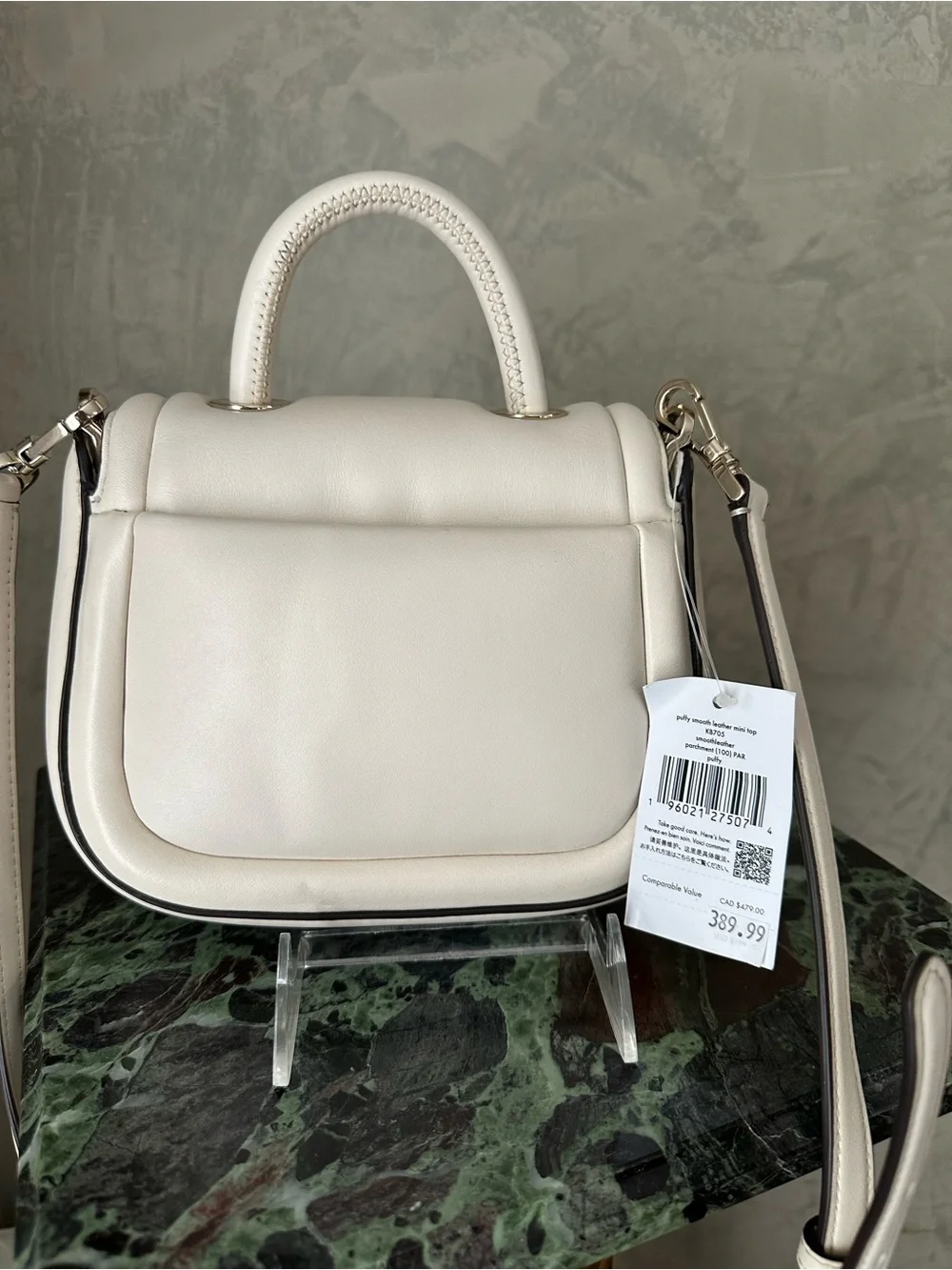 kate spade structured leather